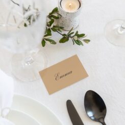 flat placecard