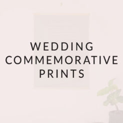 Wedding Keepsake Prints