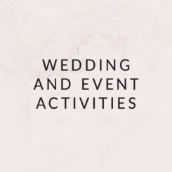 Wedding & Event Activities