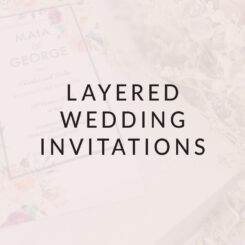 Layered Wedding Invitations