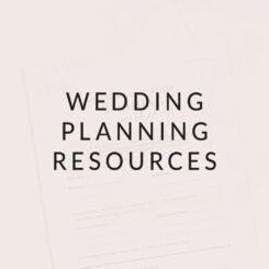 Wedding Planning Resources