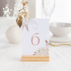 trifold table number