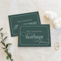 Best man card